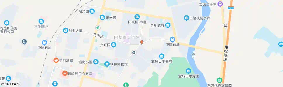 铁岭鑫海公园_公交站地图_铁岭公交_妙搜公交查询2024