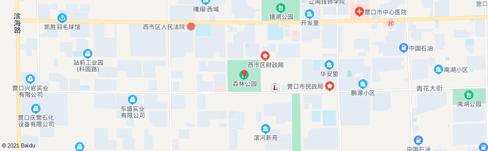 营口森林公园_公交站地图_营口公交_妙搜公交查询2024