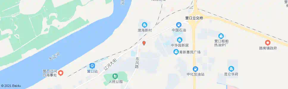 营口东风市场_公交站地图_营口公交_妙搜公交查询2024