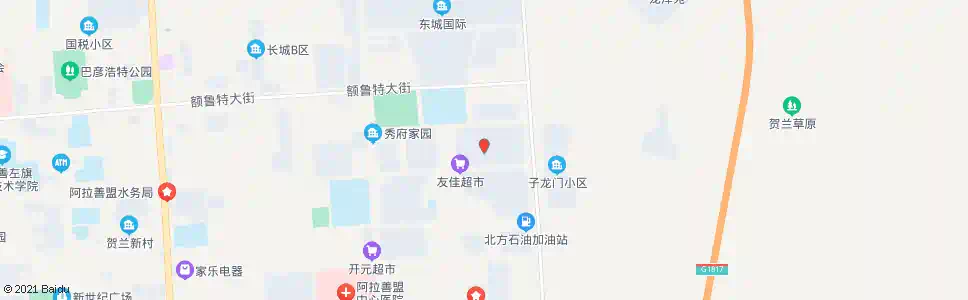 阿拉善奥林小区_公交站地图_阿拉善公交_妙搜公交查询2024