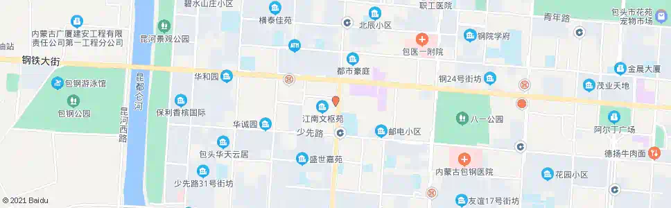 包头白云路_公交站地图_包头公交_妙搜公交查询2024