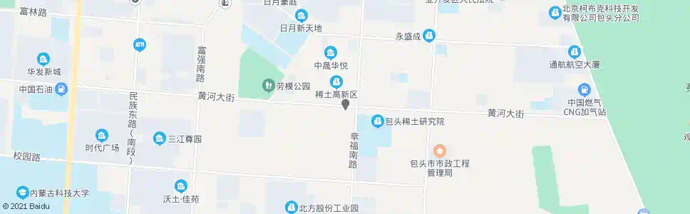 包头幸福南路_公交站地图_包头公交_妙搜公交查询2024