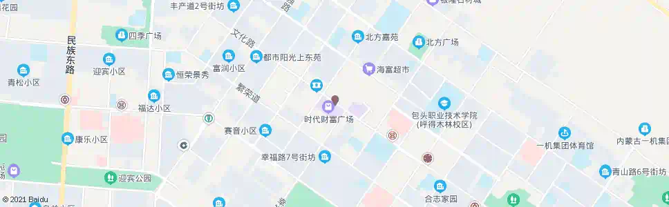 包头王府井青山店_公交站地图_包头公交_妙搜公交查询2024