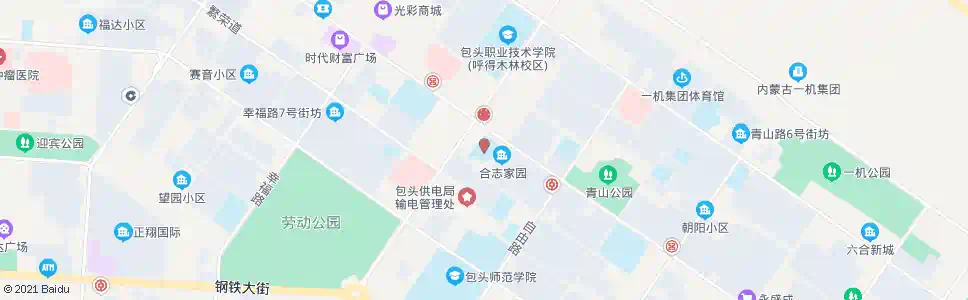 包头北重二中_公交站地图_包头公交_妙搜公交查询2024