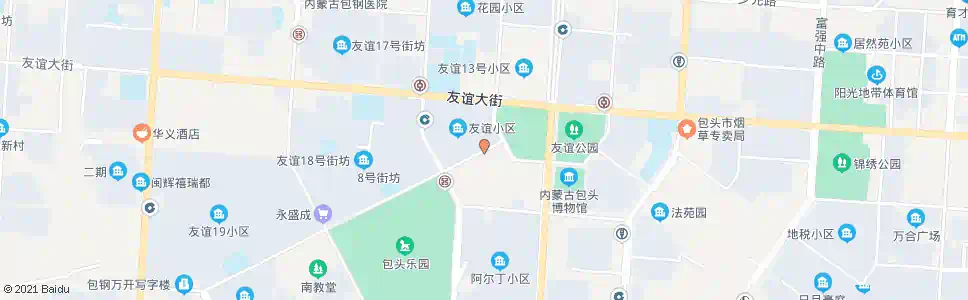 包头友谊小区_公交站地图_包头公交_妙搜公交查询2024