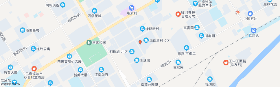 巴彦淖尔绿都新村_公交站地图_巴彦淖尔公交_妙搜公交查询2024