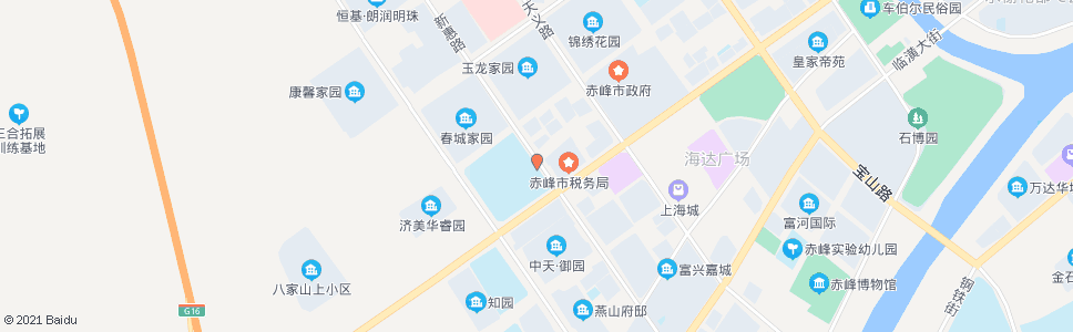 赤峰二中_公交站地图_赤峰公交_妙搜公交查询2024