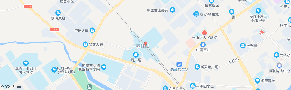 赤峰西出口_公交站地图_赤峰公交_妙搜公交查询2024