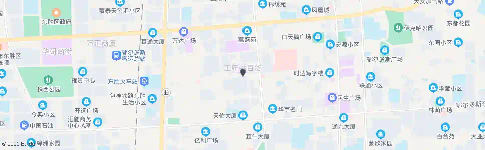 鄂尔多斯王府井百货_公交站地图_鄂尔多斯公交_妙搜公交查询2024