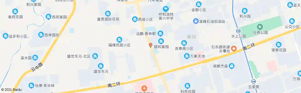 呼和浩特呼市第三职业中专_公交站地图_呼和浩特公交_妙搜公交查询2024