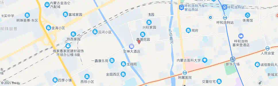 呼和浩特金蓝港大酒店_公交站地图_呼和浩特公交_妙搜公交查询2024