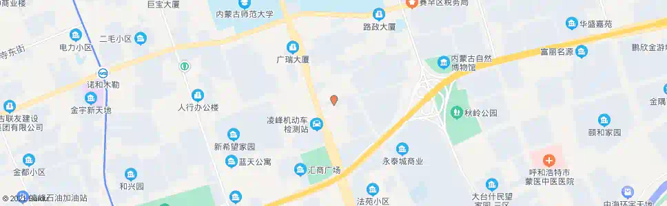 呼和浩特范家营村文明路北口_公交站地图_呼和浩特公交_妙搜公交查询2024