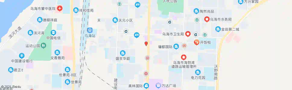 乌海万客隆_公交站地图_乌海公交_妙搜公交查询2024