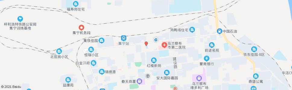 乌兰察布铁路文化宫_公交站地图_乌兰察布公交_妙搜公交查询2024