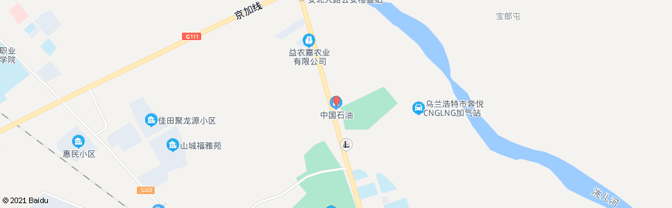 兴安盟加油站(北)_公交站地图_兴安盟公交_妙搜公交查询2024