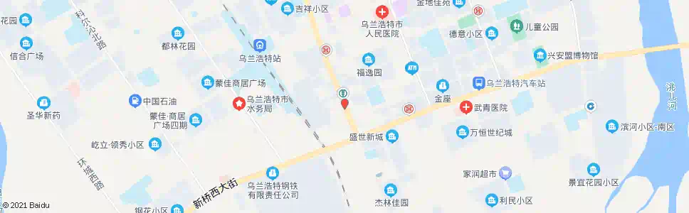 兴安盟建设银行_公交站地图_兴安盟公交_妙搜公交查询2024