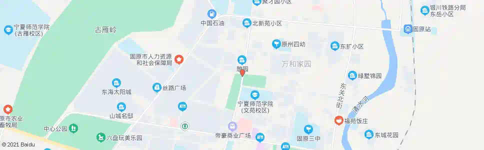 固原靖朔门_公交站地图_固原公交_妙搜公交查询2024