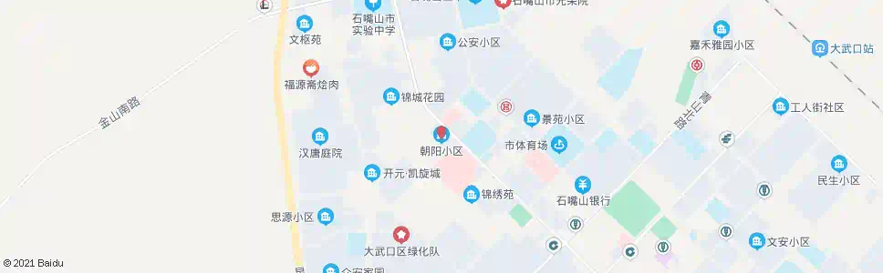 石嘴山朝阳小区_公交站地图_石嘴山公交_妙搜公交查询2024