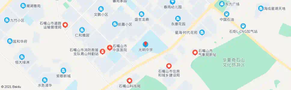 石嘴山市光明中学_公交站地图_石嘴山公交_妙搜公交查询2024