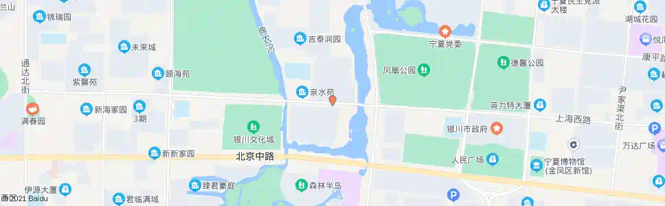 银川陶然水岸北_公交站地图_银川公交_妙搜公交查询2024