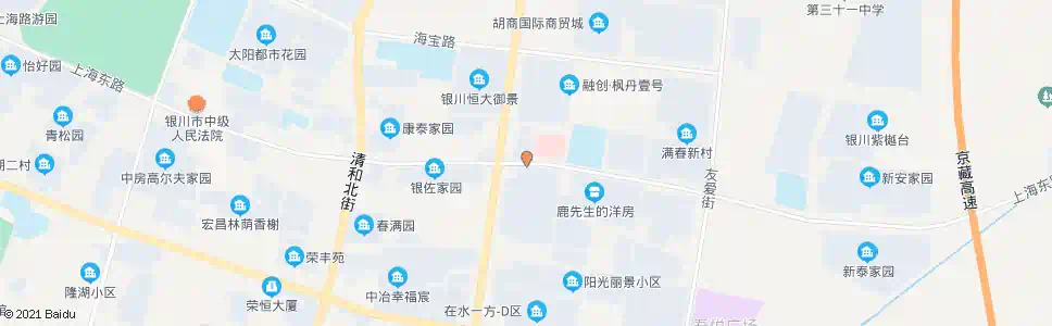 银川兴庆区公安分局_公交站地图_银川公交_妙搜公交查询2024