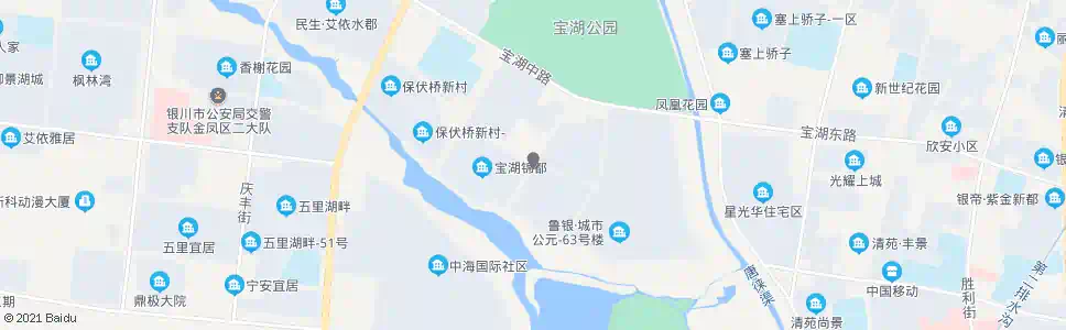 银川金凤九小中海校区_公交站地图_银川公交_妙搜公交查询2024