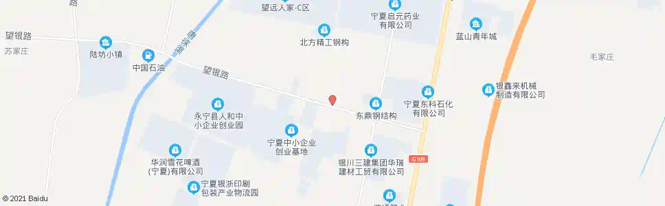 银川望远工业园区_公交站地图_银川公交_妙搜公交查询2024