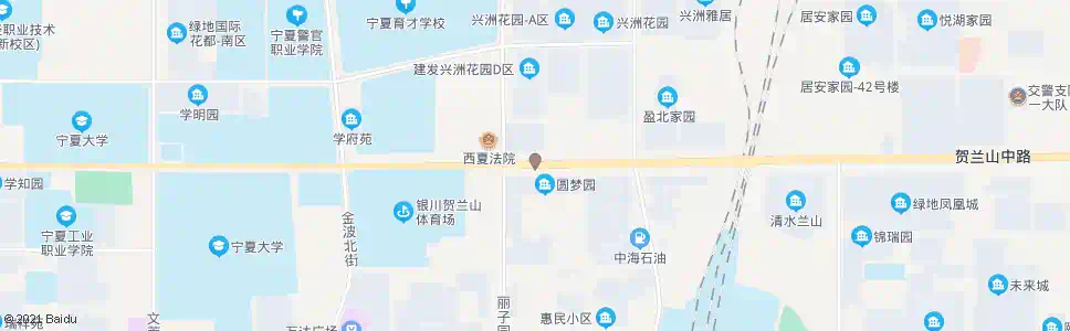 银川西夏区政府_公交站地图_银川公交_妙搜公交查询2024