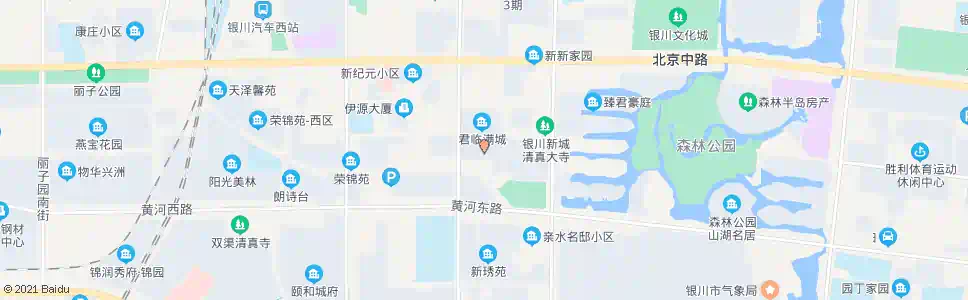 银川安怡家园A区_公交站地图_银川公交_妙搜公交查询2024