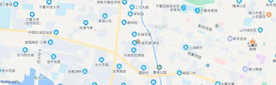 银川长城花园站_公交站地图_银川公交_妙搜公交查询2024