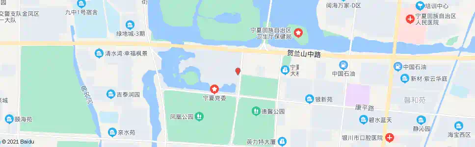 银川区党委东门_公交站地图_银川公交_妙搜公交查询2024