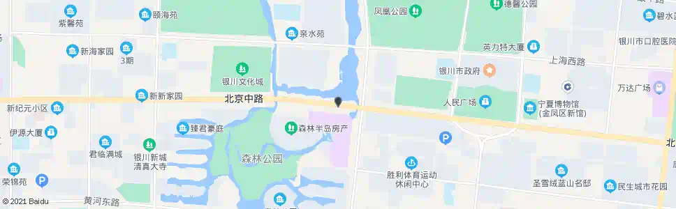 银川陶然水岸_公交站地图_银川公交_妙搜公交查询2024