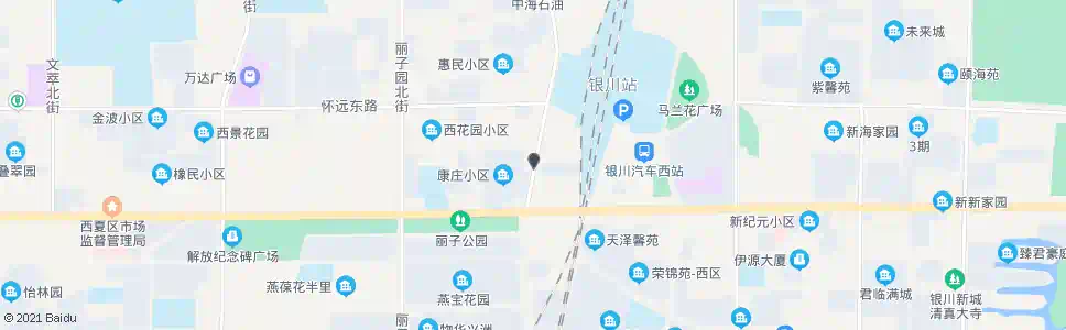 银川兴州街站_公交站地图_银川公交_妙搜公交查询2024