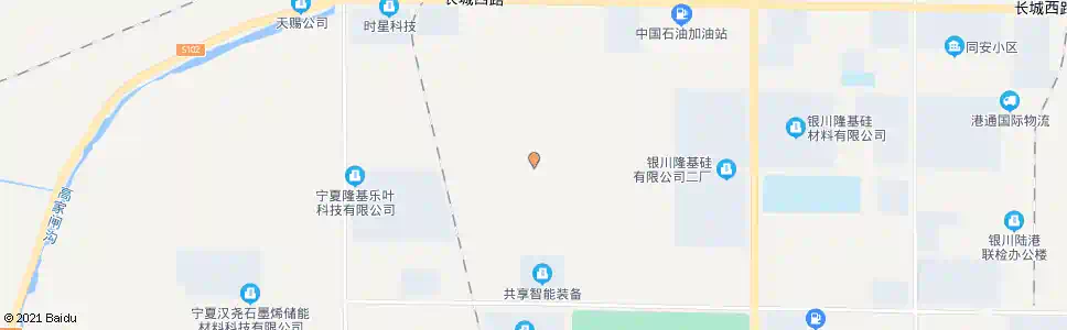 银川开发区中小企业创业园_公交站地图_银川公交_妙搜公交查询2024