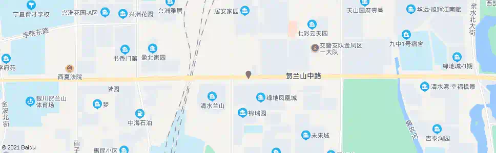 银川贺兰山路通达街口_公交站地图_银川公交_妙搜公交查询2024