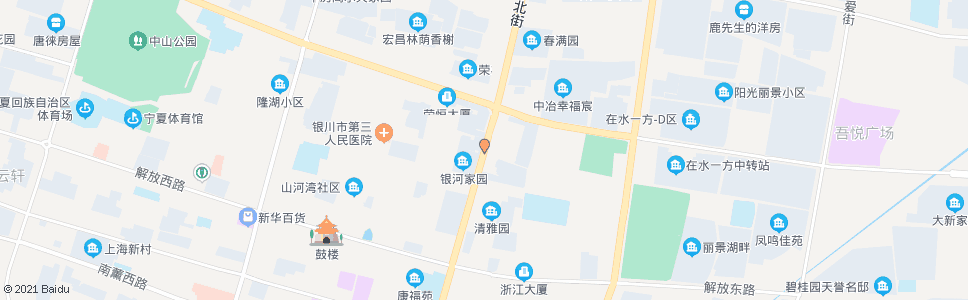 银川永康小区_公交站地图_银川公交_妙搜公交查询2024