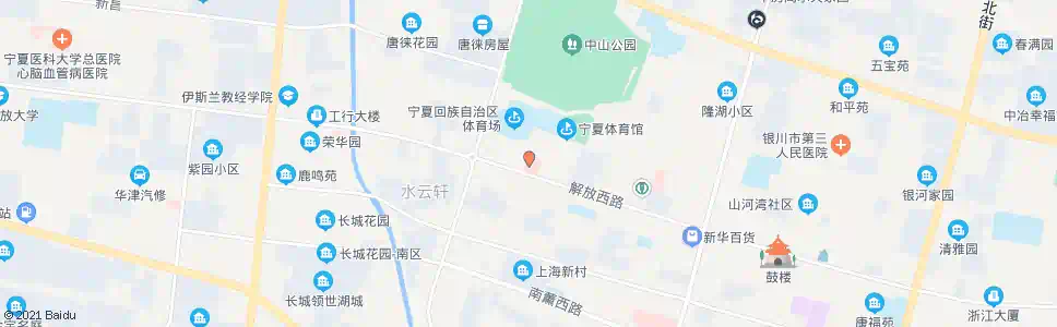 银川中医院_公交站地图_银川公交_妙搜公交查询2024