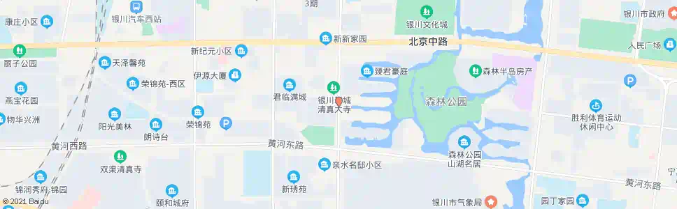 银川翠柳岛站_公交站地图_银川公交_妙搜公交查询2024