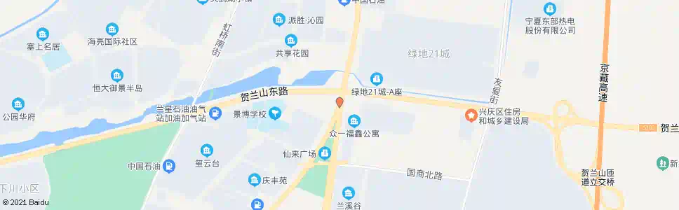 银川丽景北街站_公交站地图_银川公交_妙搜公交查询2024