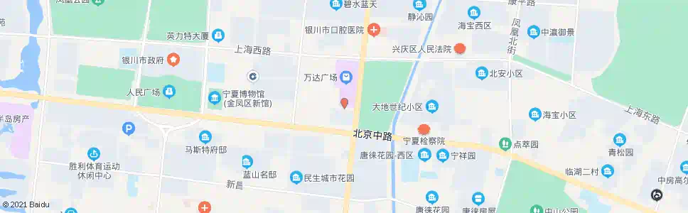 银川金凤凰停车场_公交站地图_银川公交_妙搜公交查询2024