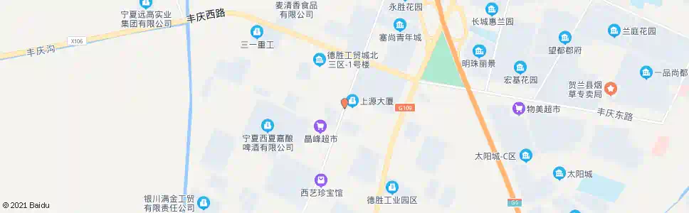 银川虹桥街永胜路口_公交站地图_银川公交_妙搜公交查询2024