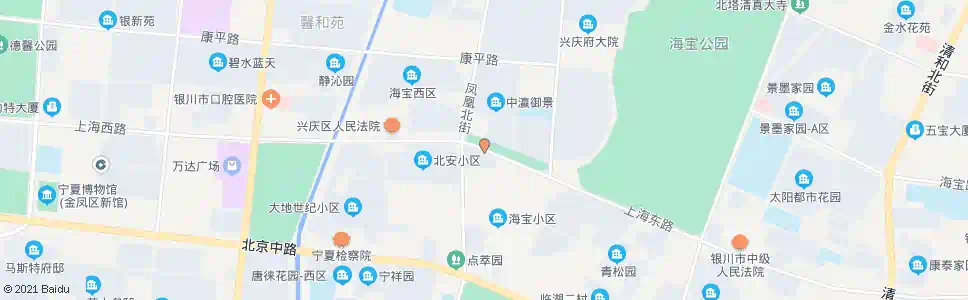 银川北宝苑_公交站地图_银川公交_妙搜公交查询2024