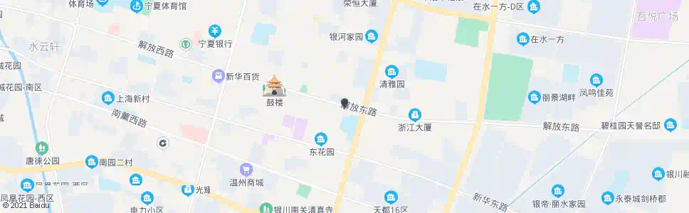 银川永康巷口_公交站地图_银川公交_妙搜公交查询2024