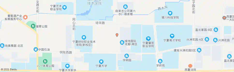 银川文萃街学院路口_公交站地图_银川公交_妙搜公交查询2024