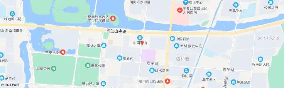 银川尹家渠街贺兰山路口_公交站地图_银川公交_妙搜公交查询2024