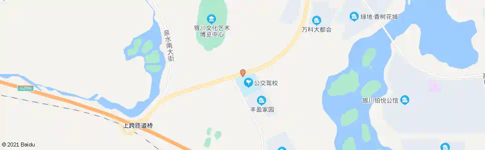 银川公交驾校_公交站地图_银川公交_妙搜公交查询2024