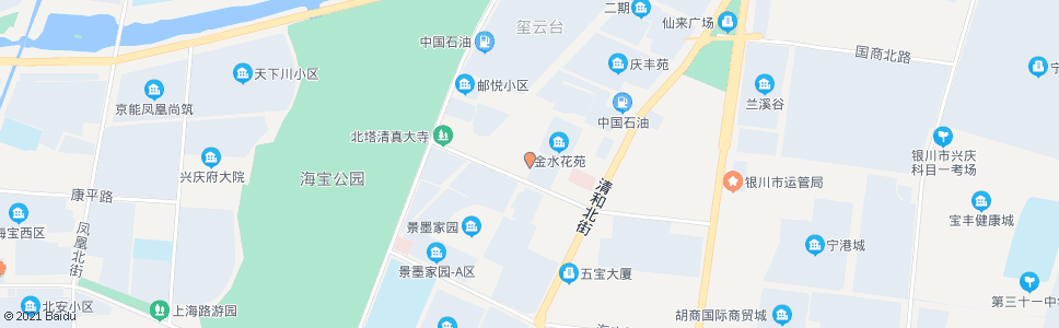 银川双福街北口_公交站地图_银川公交_妙搜公交查询2024