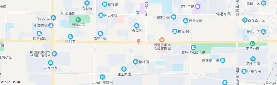 银川北京路宁朔街口_公交站地图_银川公交_妙搜公交查询2024