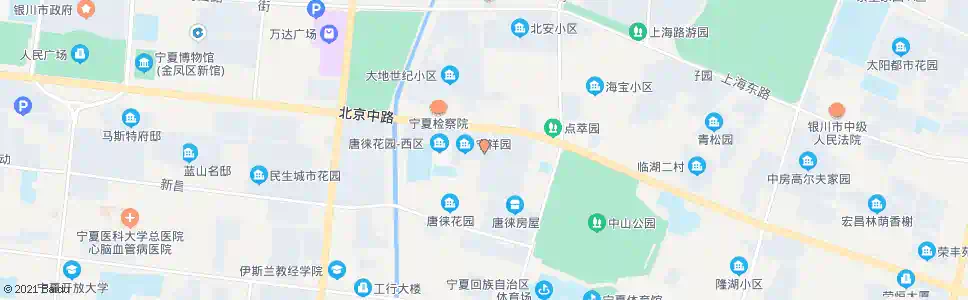 银川西桥巷北_公交站地图_银川公交_妙搜公交查询2024