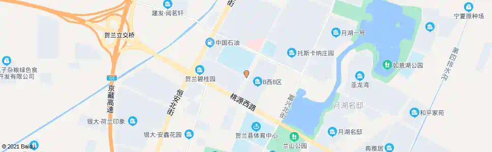 银川月湖名邸西B区_公交站地图_银川公交_妙搜公交查询2024